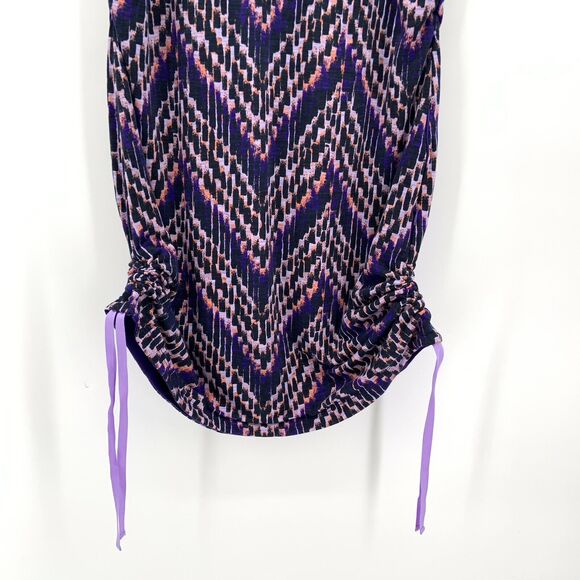 NWT Title Nine Matahari Dress Reversible Purple Jersey Knit Size S Preppy Active - Picture 6 of 9